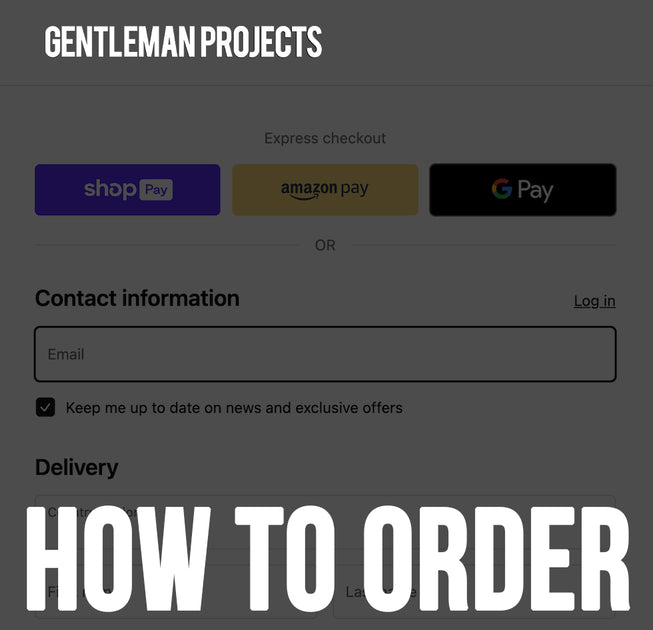 Editorial – GENTLEMAN PROJECTS